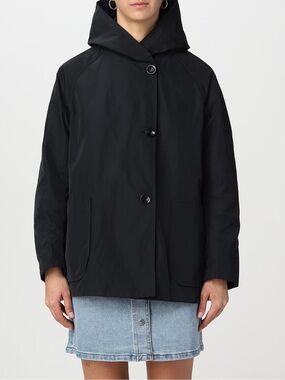 OOF WEAR Black Hooded Women's Reversible Style Jacket - Classic Hooded Coat